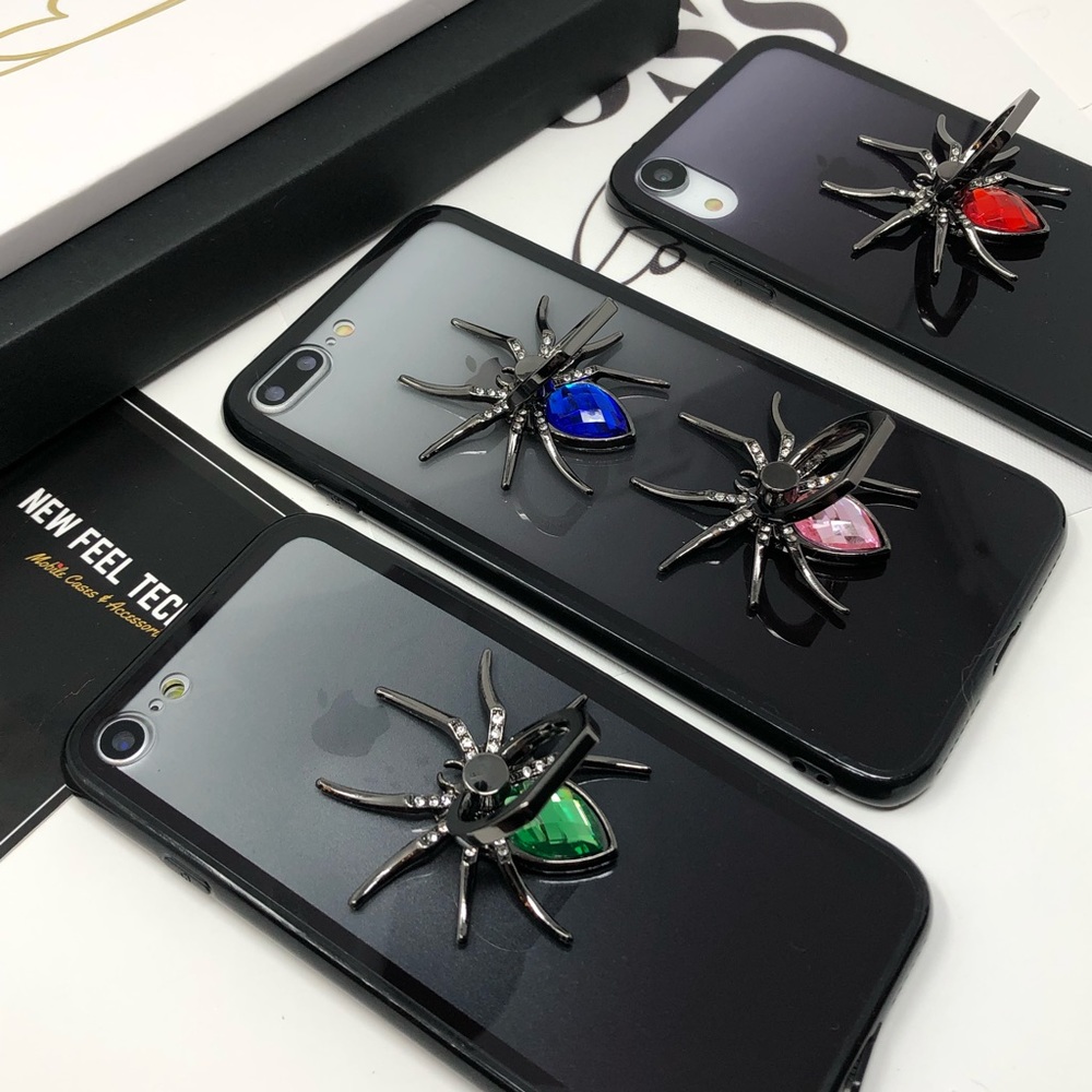 Bling Spider Phone Case Ring Holder